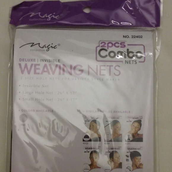 Magic Collection No. 22402, Black Deluxe Invisible Weaving Nets, NEW-Last ONE - Picture 3 of 4